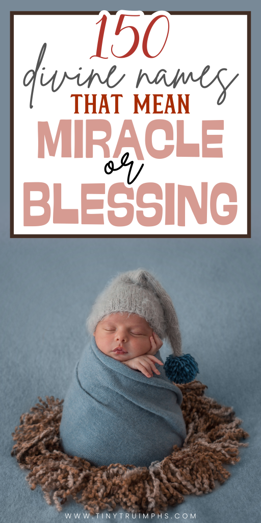 Divine Names That Mean Miracle
