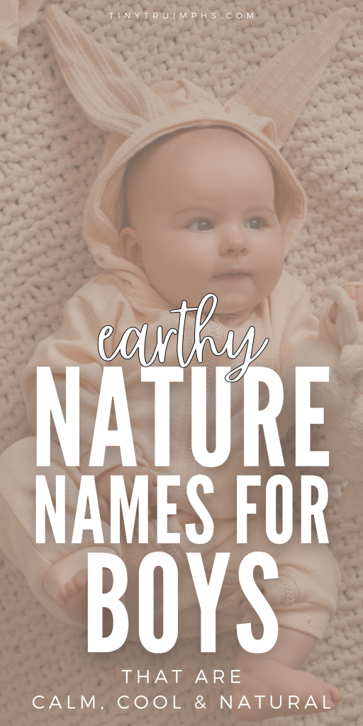 Earthy Nature Names For Boys