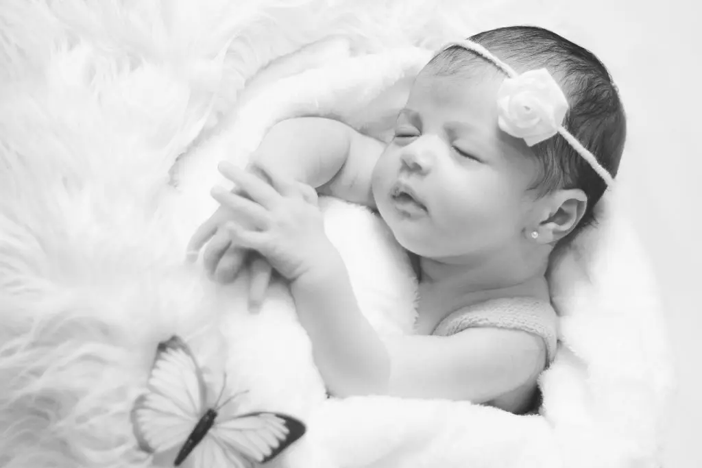 100+ Unique Girl Names That Start With G 10 Newborn baby sleeping monotone