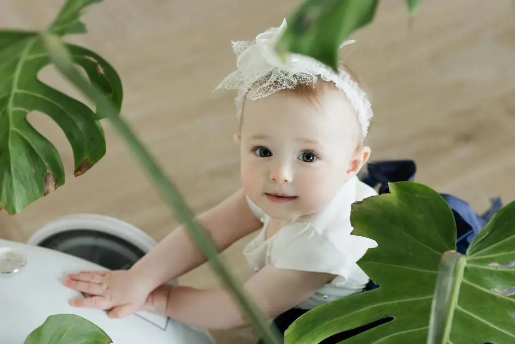 180 German Girl Names With Meanings 4 Baby in a White Headband