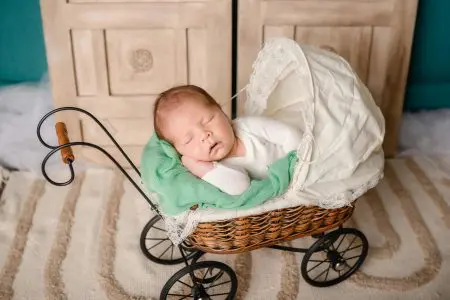 Baby Sleeping in Stroller - Featured