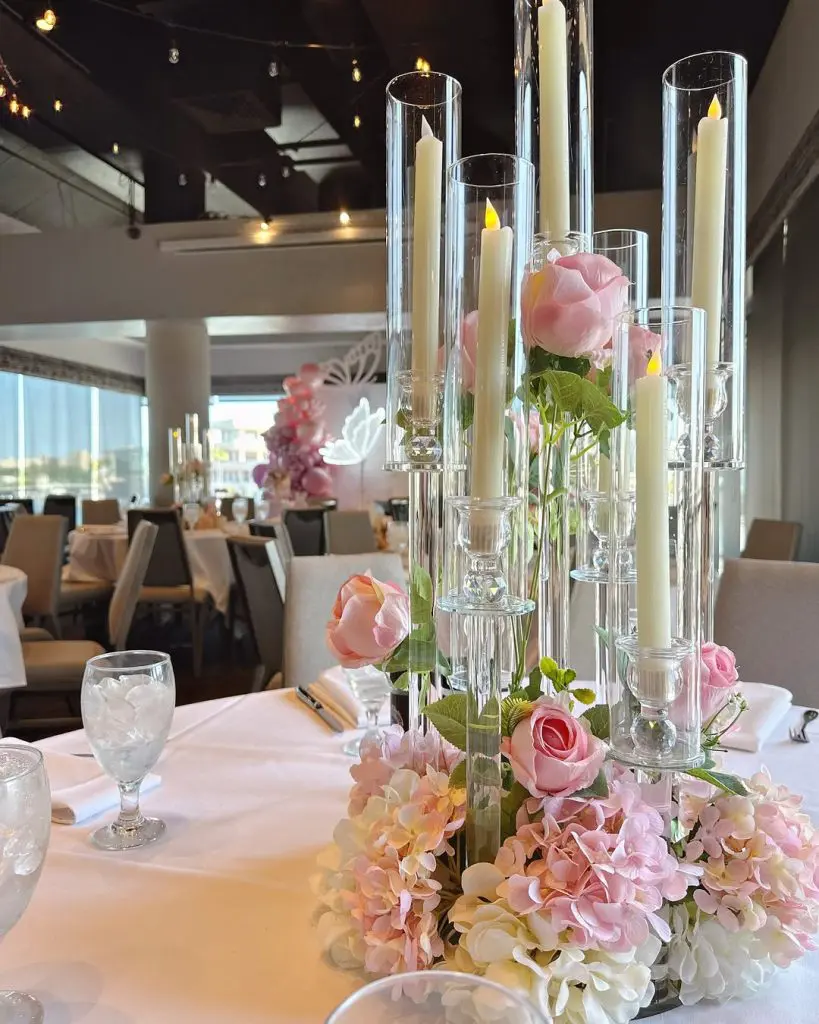 Flower and Candle Decor