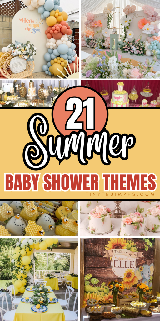 21 "Cheerful" Summer Baby Shower Themes for 2025 2 Summer Baby Shower Ideas