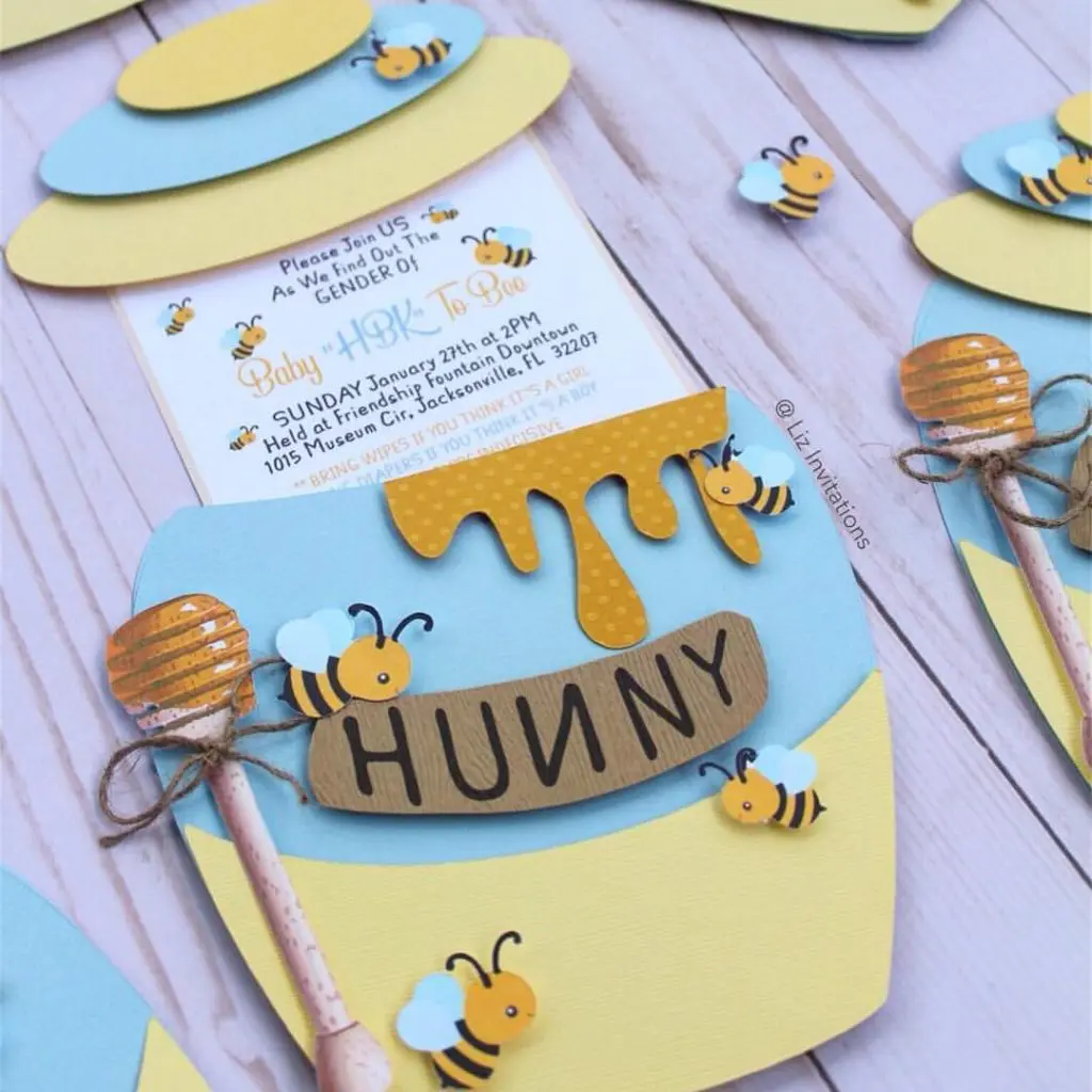 Honey Jar Invitations