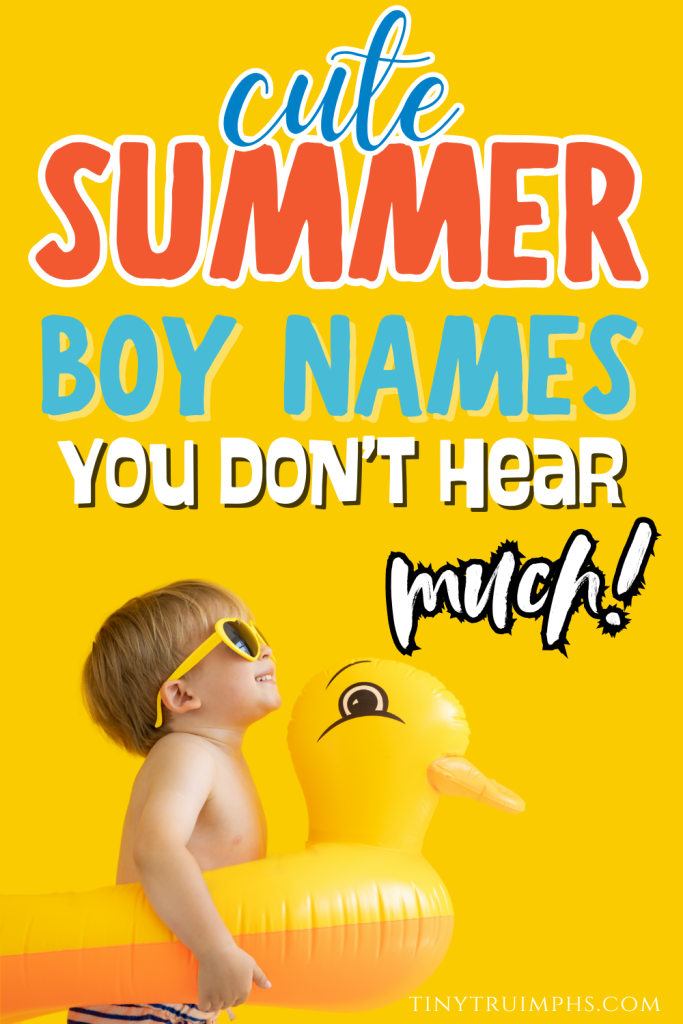 Cute Summer Names For Boys