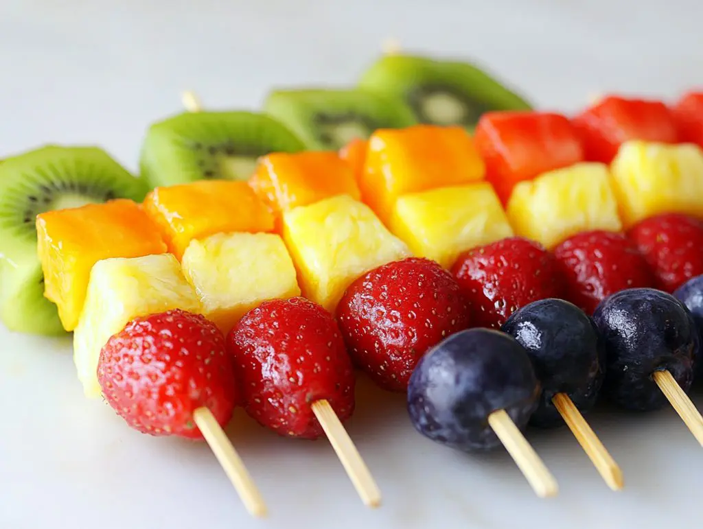25+ Here Comes The Son Baby Shower Theme Ideas 6 Fruit Skewers