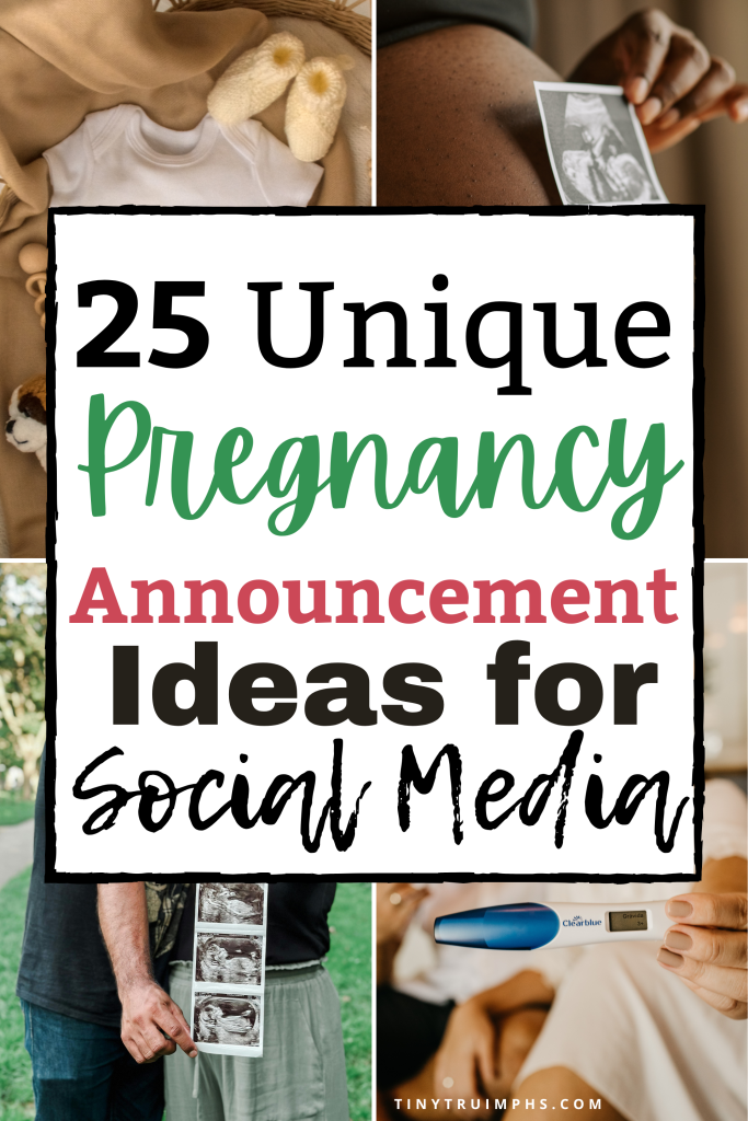 25 Unique Pregnancy Announcement Ideas For Social Media