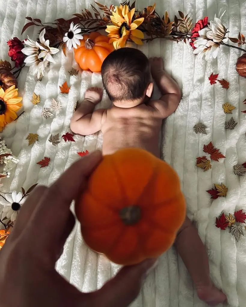 Nude And Natural Pumpkin Peek Photoshoot