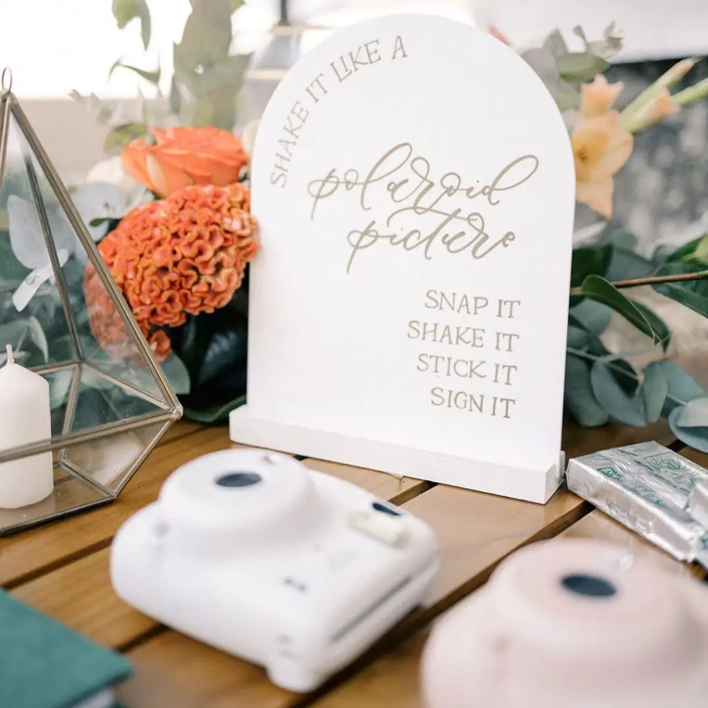 Polaroid Forest Guestbook 2