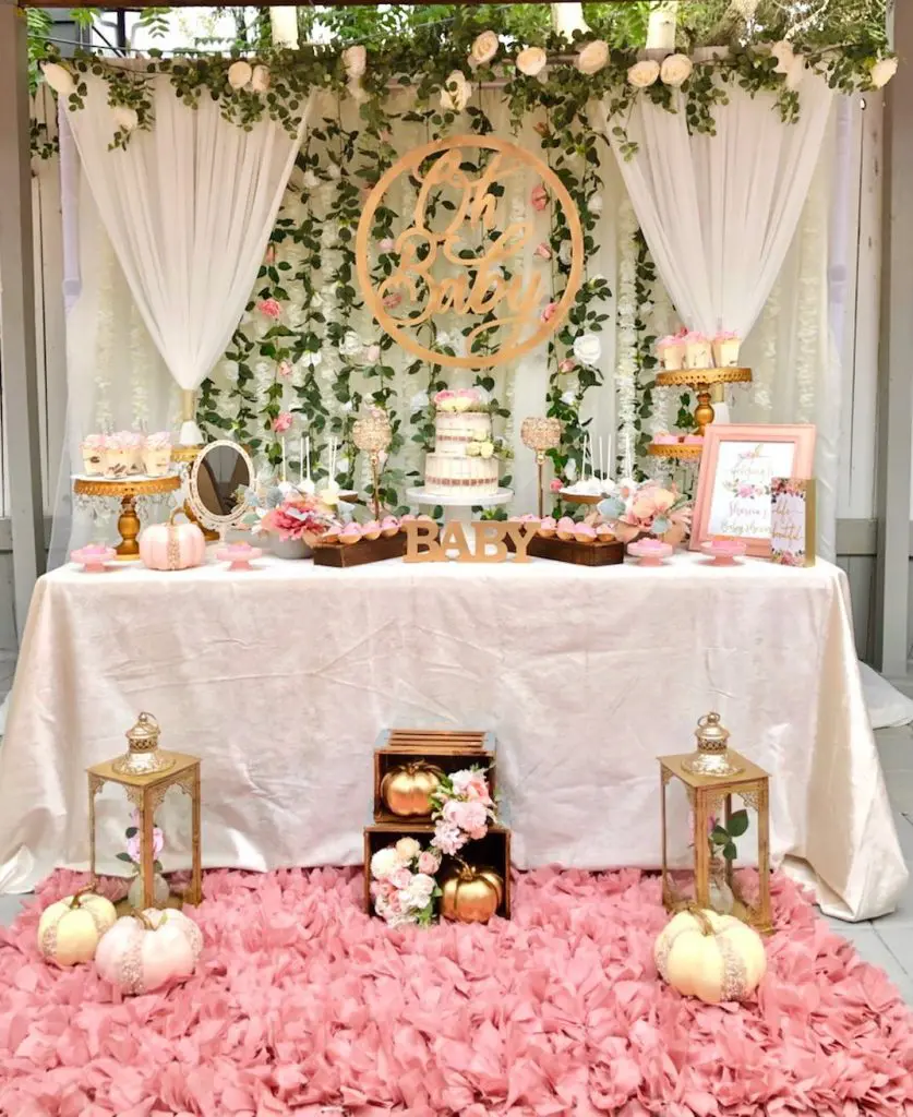 Floral Fall Baby Shower