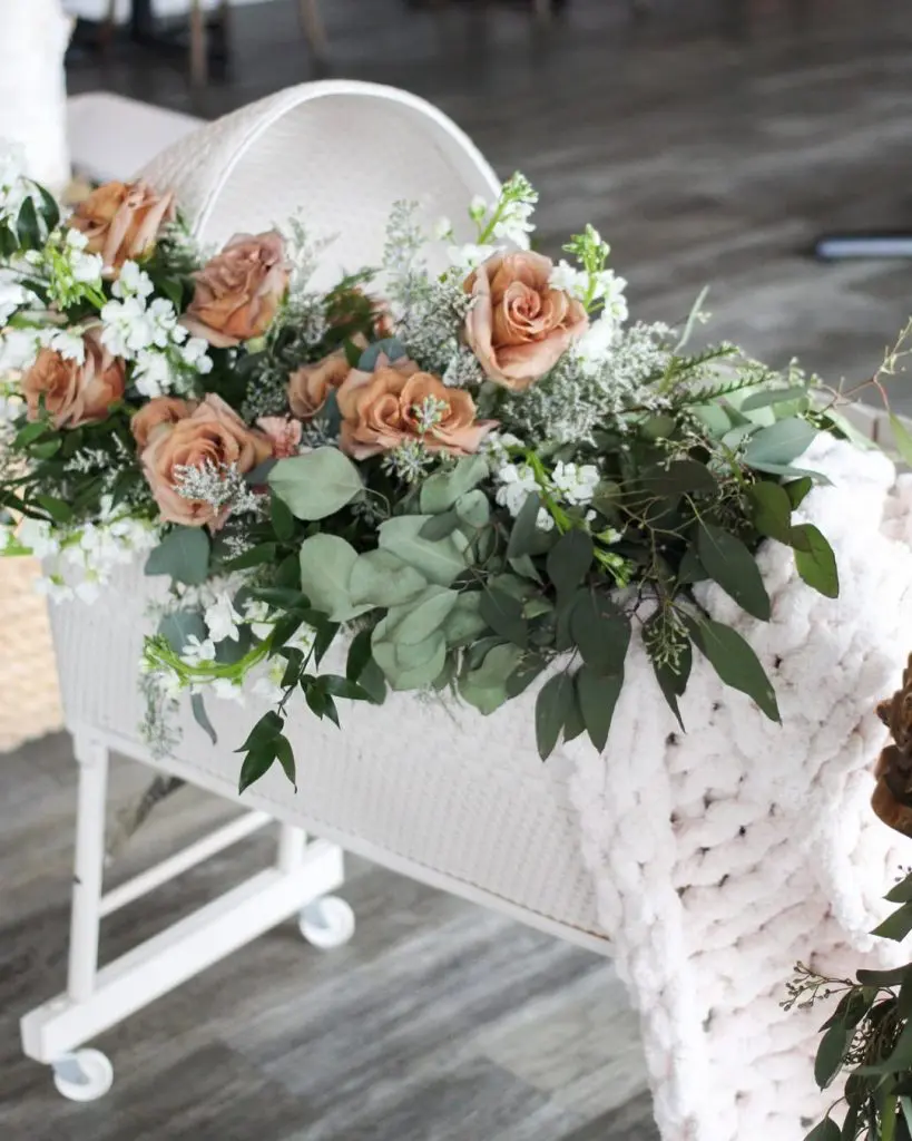 Sweater Inspired Baby Shower Centerpiece