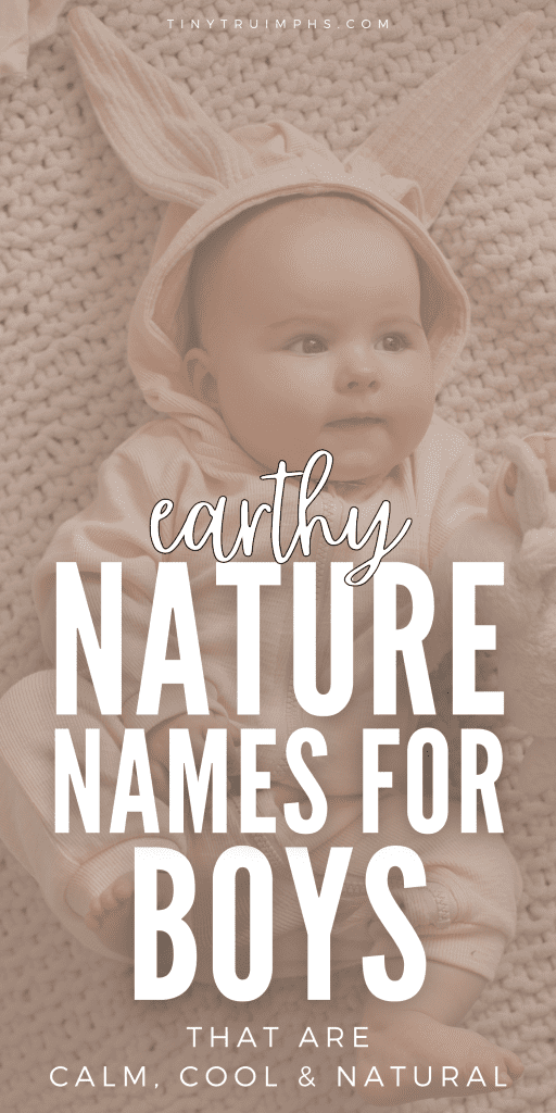 Earthy Nature Names For Boys