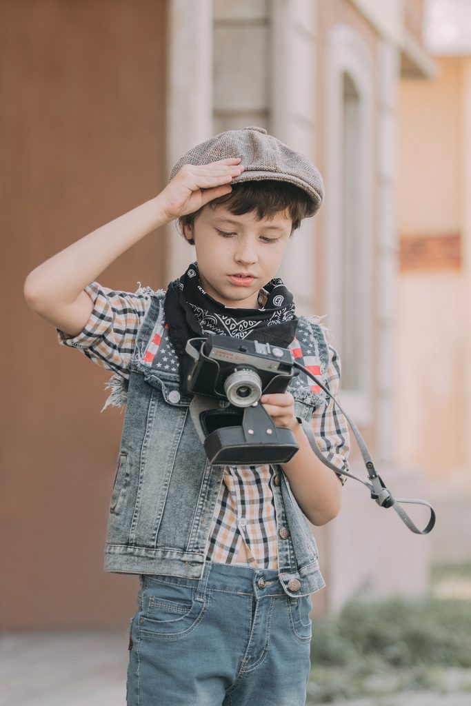 Little Kid with camera