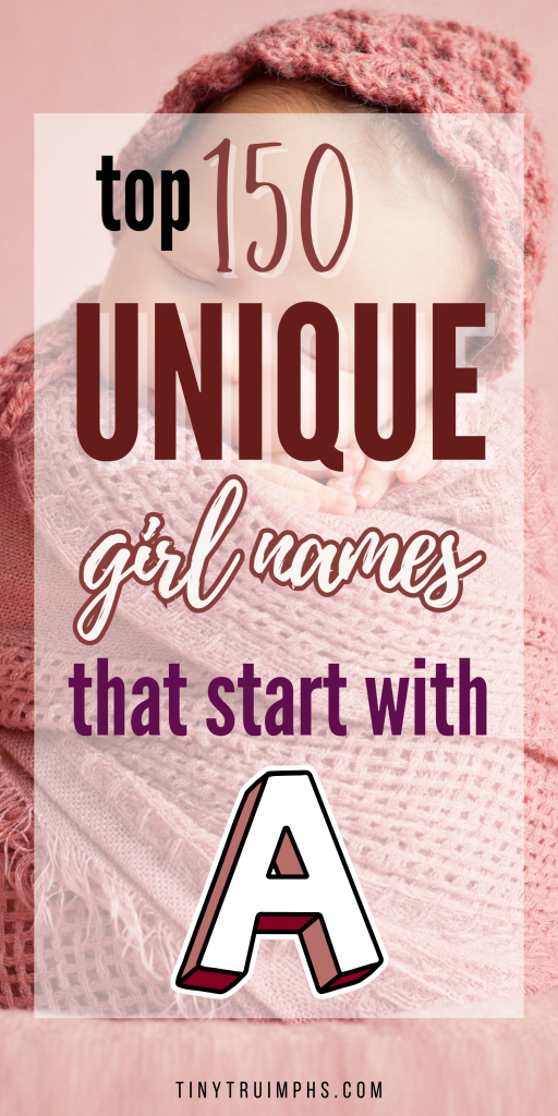 Unique Girl Names That Start With A