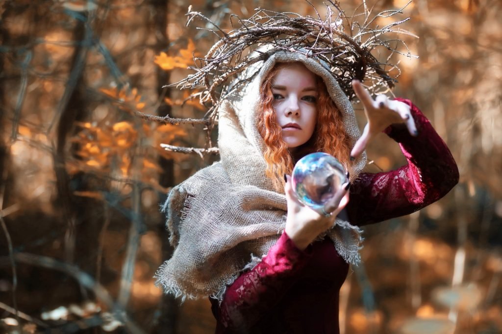 300+ Fantasy Girl Names 10 Fortune-teller conducts a ritual in the depths of the forest
