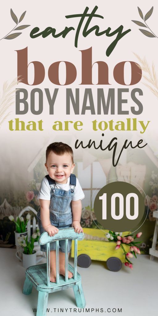 Earthy Boho Boy Names