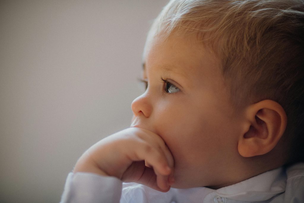 Close Up Shot of a Baby