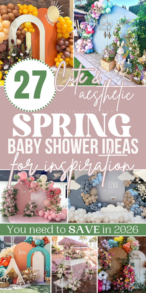 30 Unique Spring Baby Shower Ideas 49 27 Cute & Aesthetic Spring Baby Shower Ideas for Inspiration