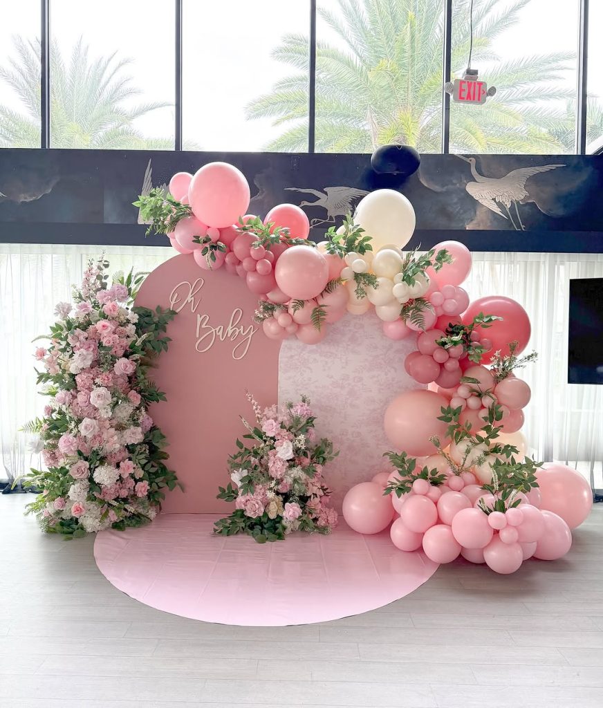 Pastel-Themed Shower