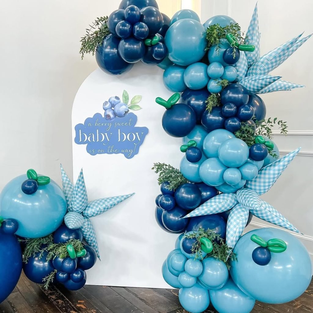 30+ Berry Sweet Baby Shower Ideas That You’re Going to Love 13 Blue theme for boys shower