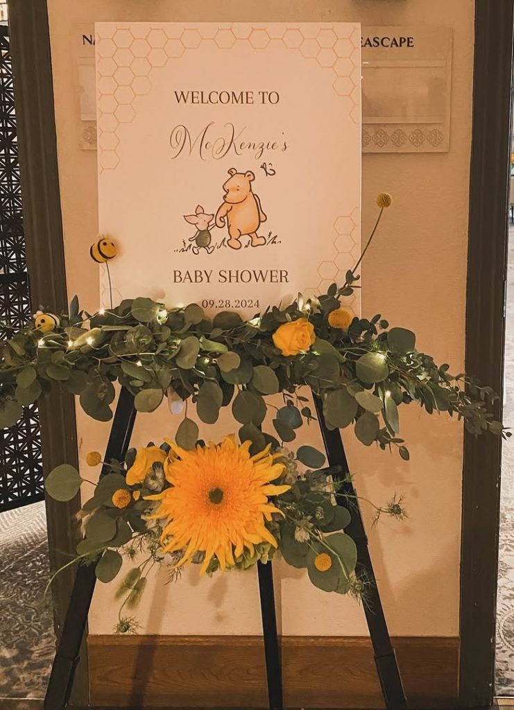 Winnie The Pooh Welcome Sign