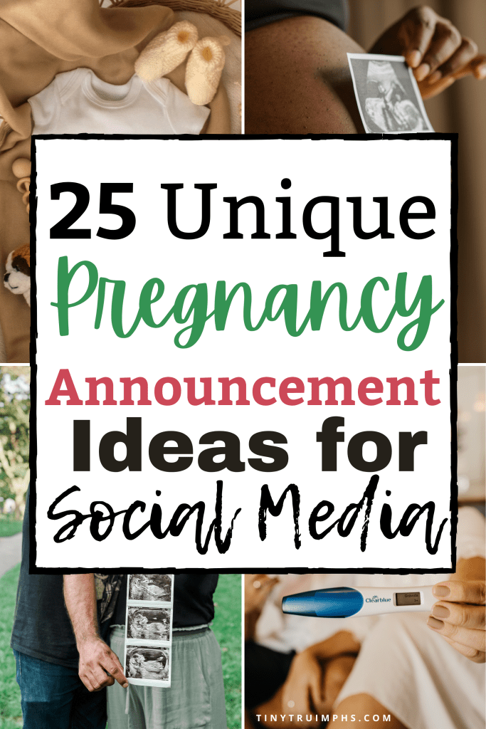 25 Unique Pregnancy Announcement Ideas For Social Media