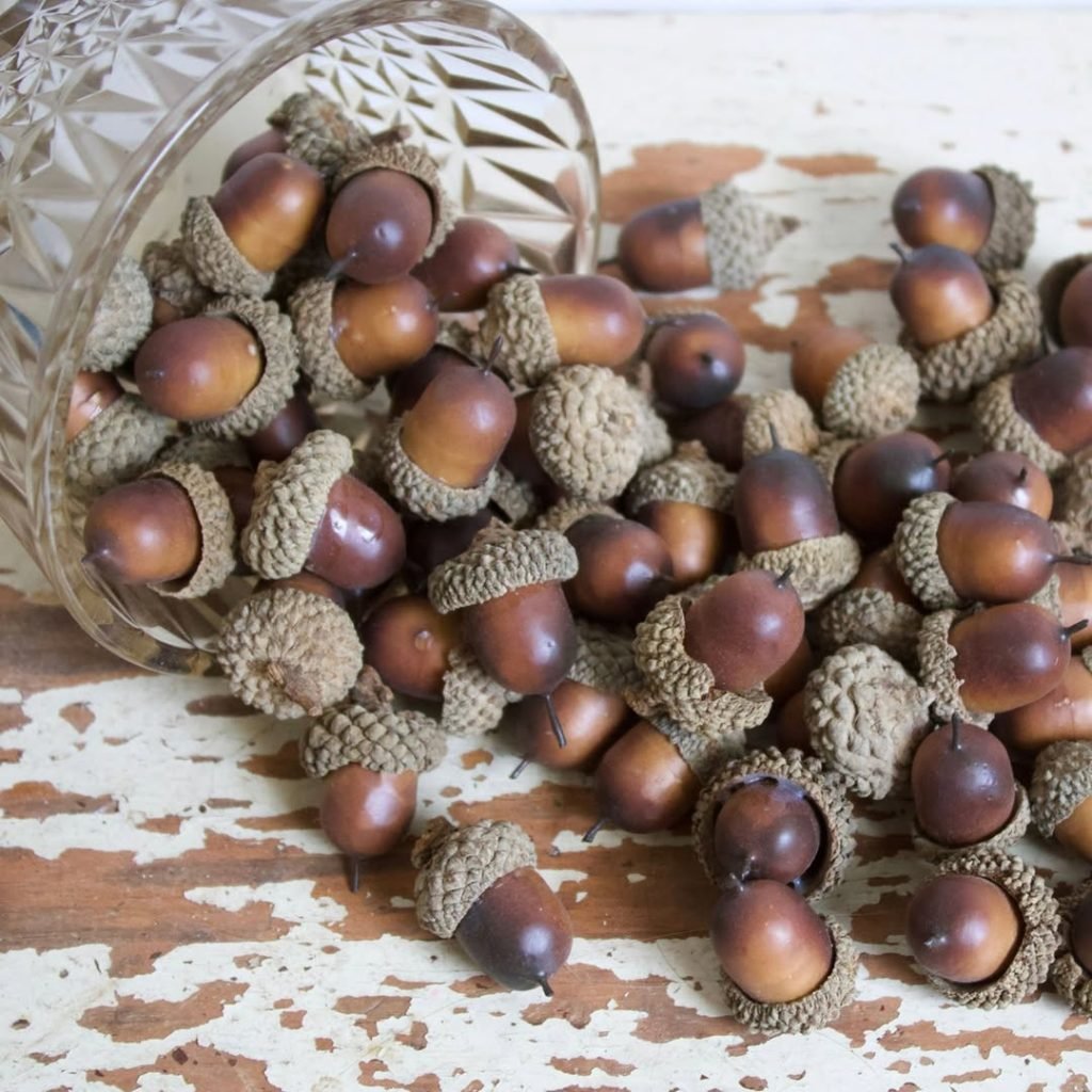 30 Woodland Theme Baby Shower Ideas 27 Don’t Say Baby with Acorns