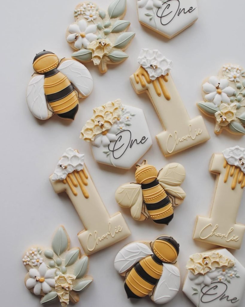 First Bee-Day Cookie