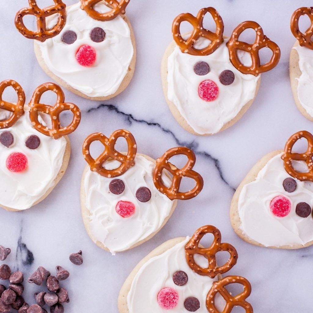 Frosted Reindeer Cookies