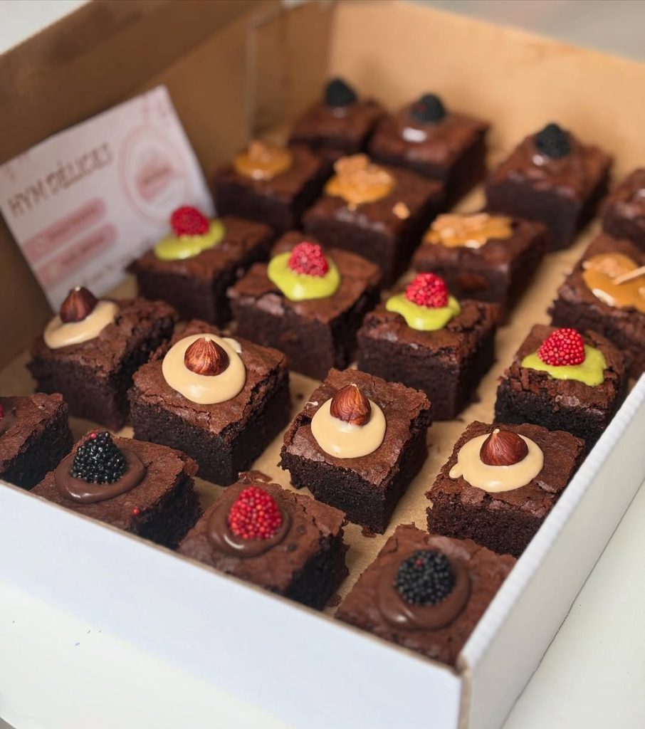 Mini Hot Chocolate Brownies