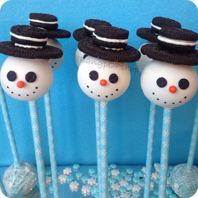 Snowman Pops
