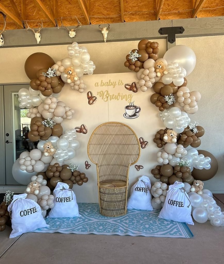 30 Trending Fall Baby Shower Themes and Decor Ideas for 2025 11 A Baby Is Brewing