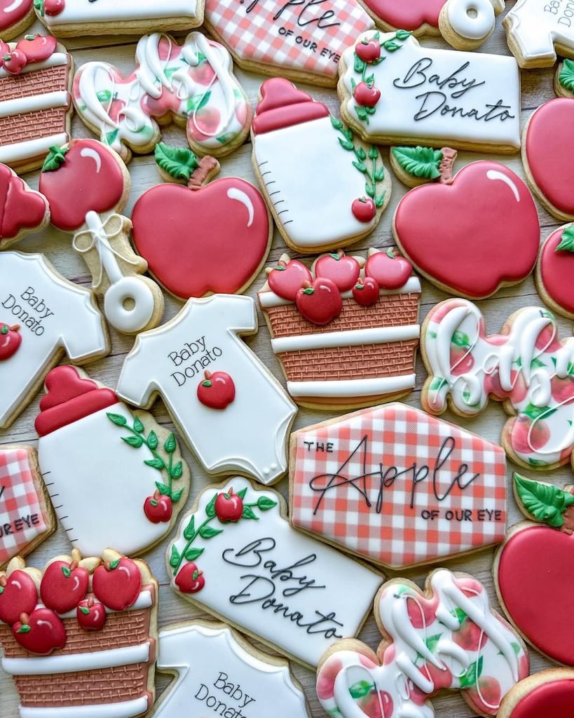 30 Trending Fall Baby Shower Themes and Decor Ideas for 2025 8 Apple of our cookies