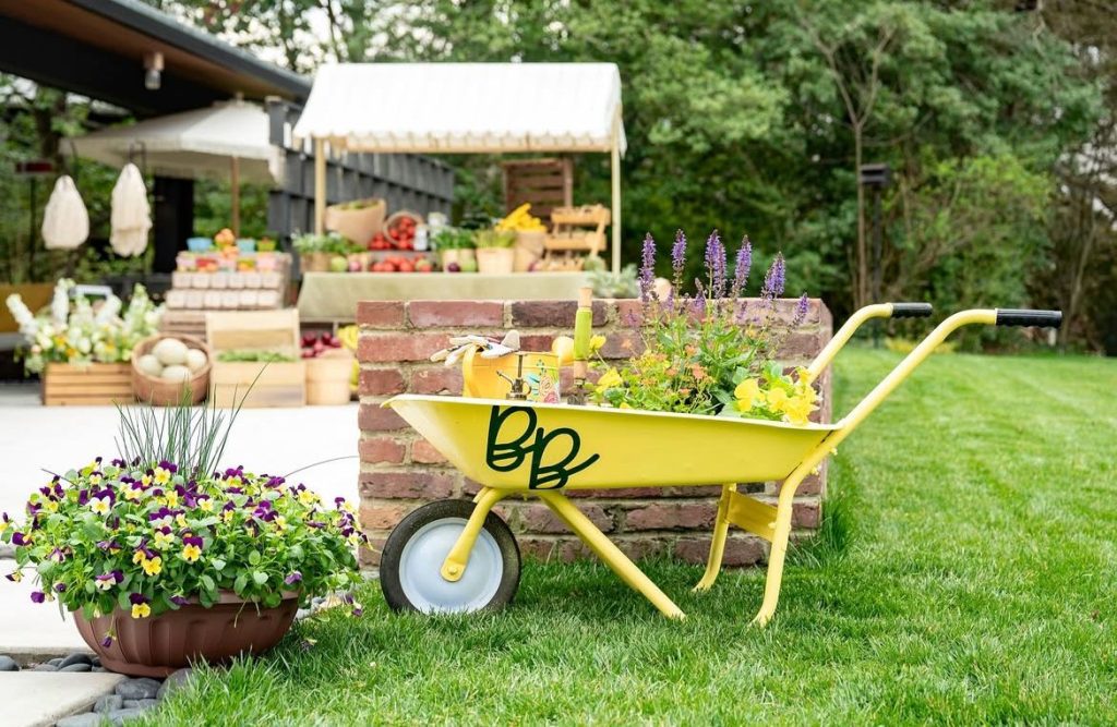 Locally grown Baby Shower Decor