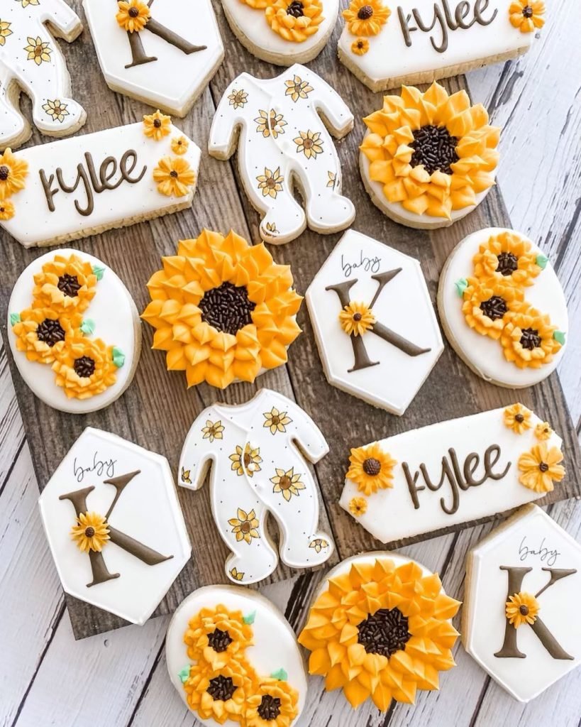 30 Trending Fall Baby Shower Themes and Decor Ideas for 2025 10 Sunflower Baby Shower Cookies