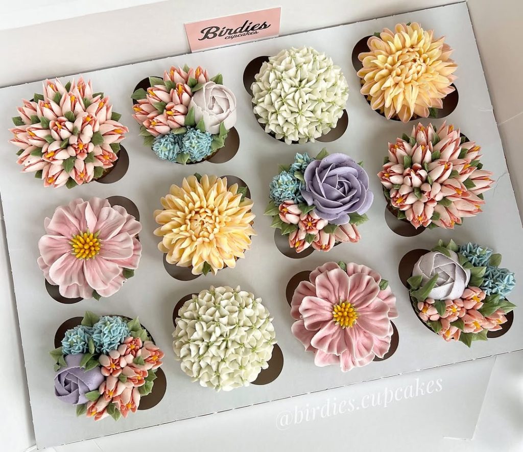 Floral Cupcakes