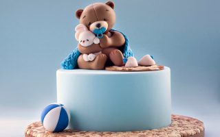 Teddy Bear Cake Ideas for Baby Shower